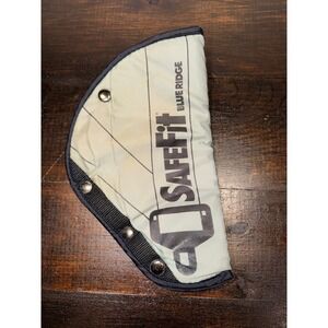 SafeFit Blue Ridge Seat Belt Adjuster Shoulder Strap Positioner Gray